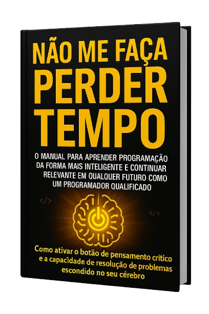 Capa do livro NÃO ME FAÇA PERDER TEMPO